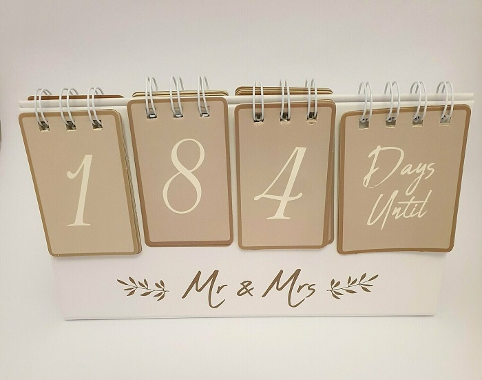 "Wedding Countdown" calendar