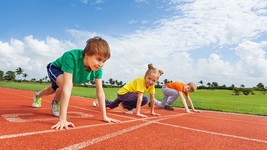 A race in Valentine's Day class party