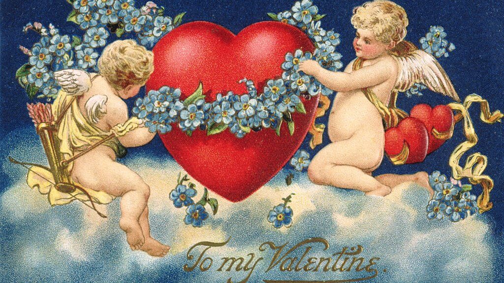 symbols of Valentine's Day include Cupid