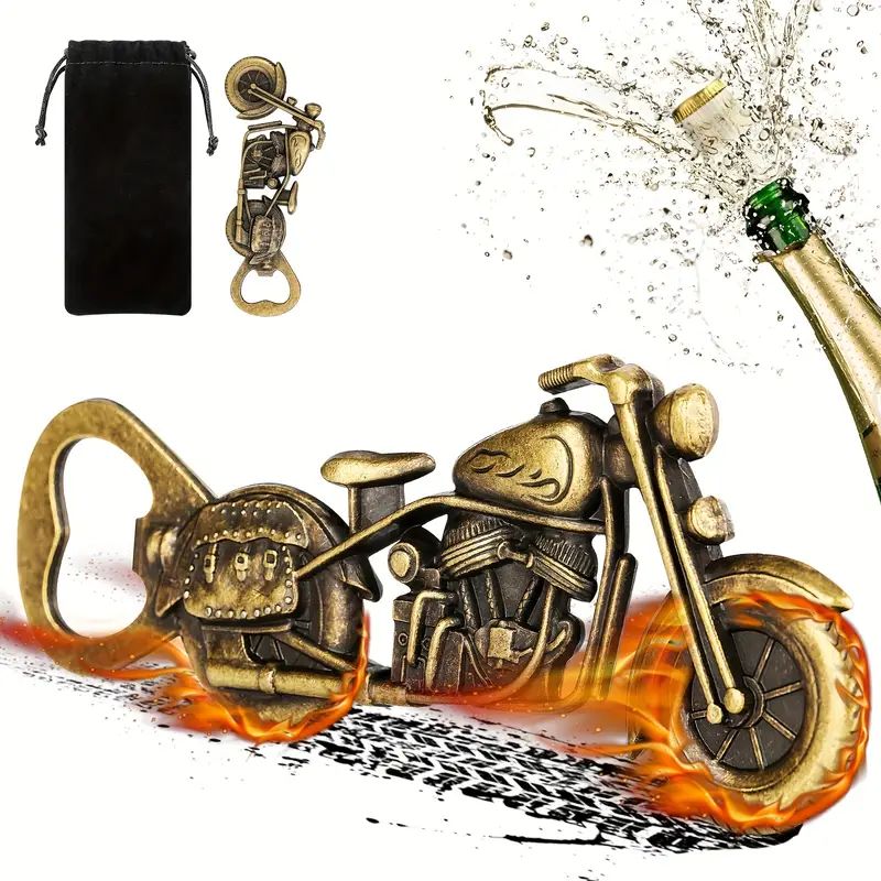 Motorcycle-shaped Bottle Opener