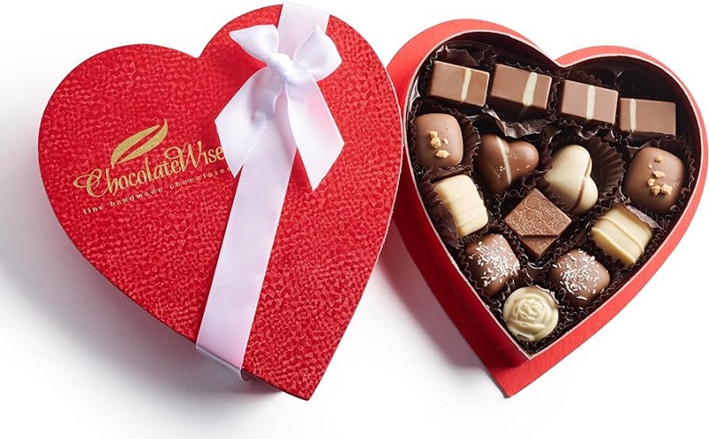 Heart-Shaped Chocolate Box