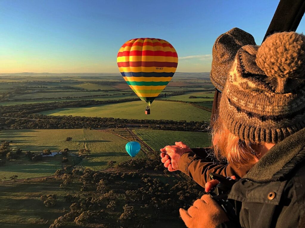 hot air balloon ride