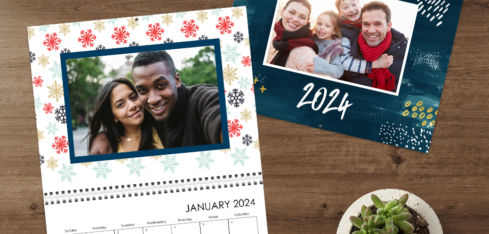 Personalized photo calendar