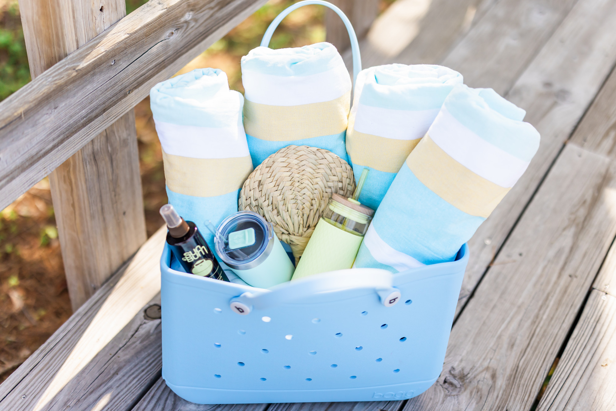 Beach Day Essentials Basket