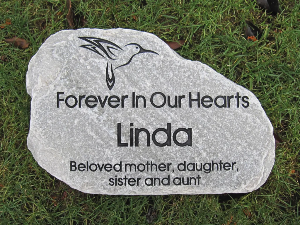 Personalized Memorial Garden Stone