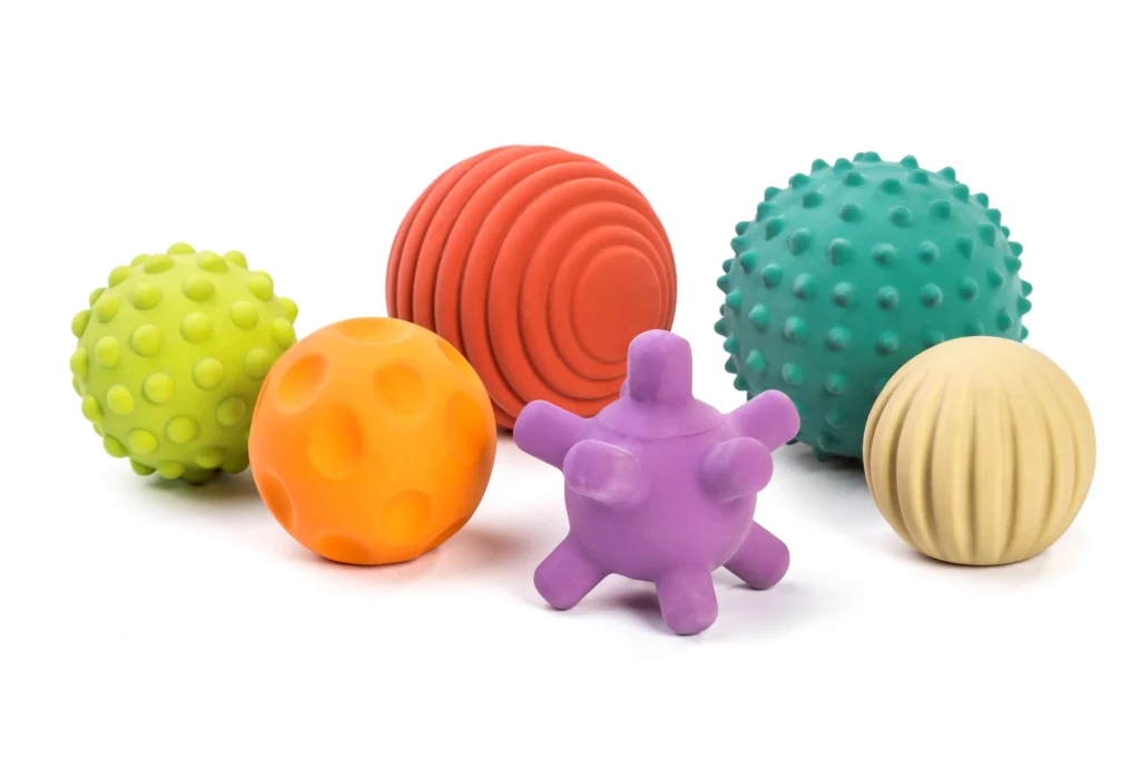 Sensory-rich textured toys