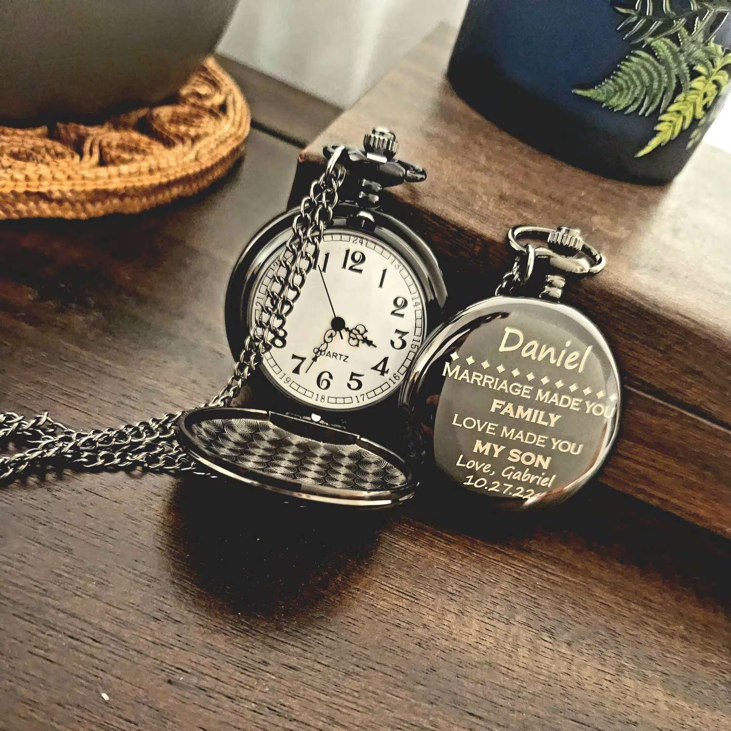 Personalized Pocket Watch