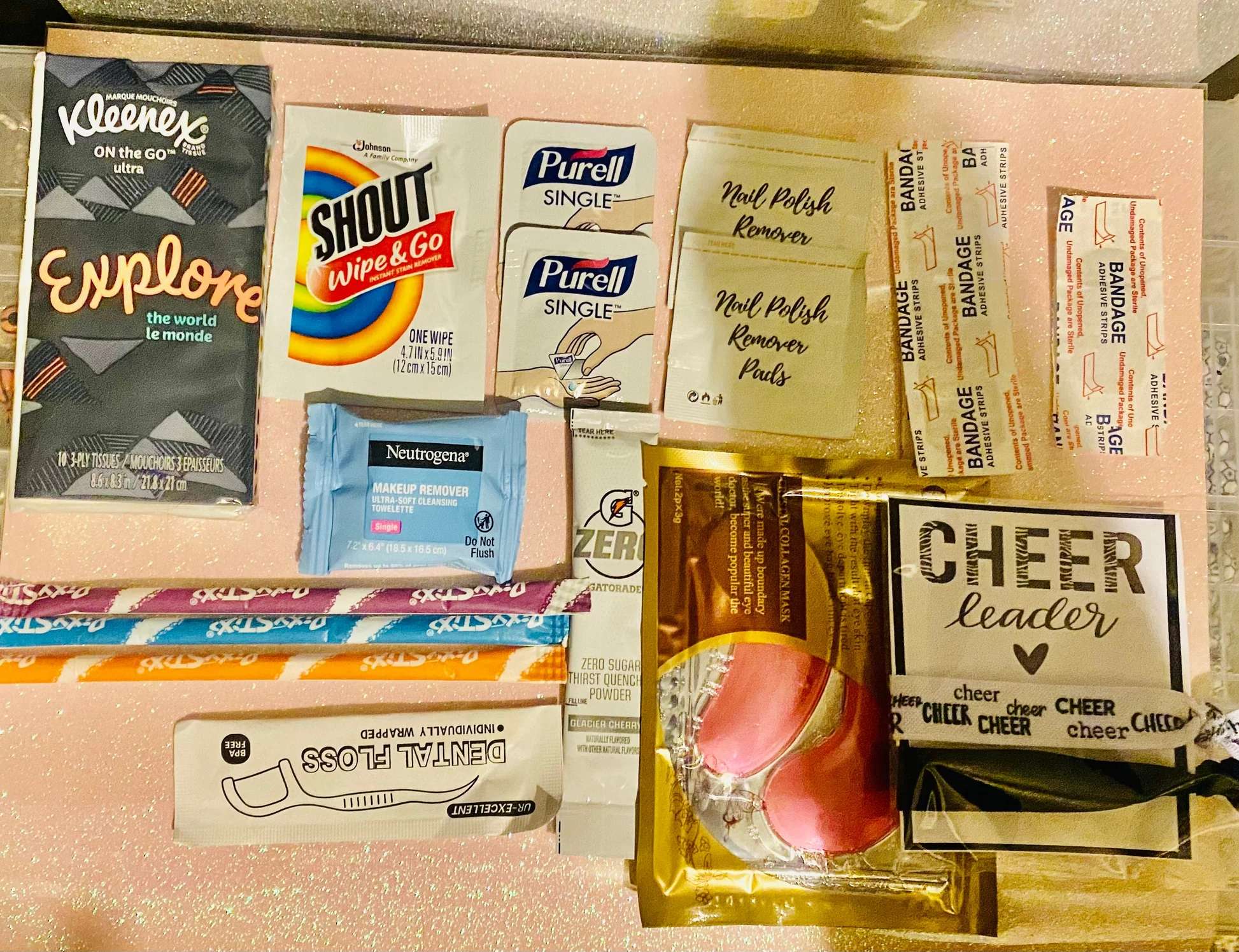 Customized Cheer Survival Kits