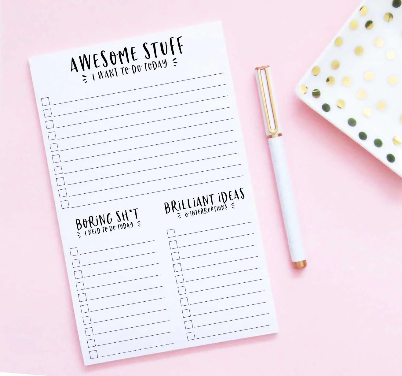 Personalized Notepad or Planner