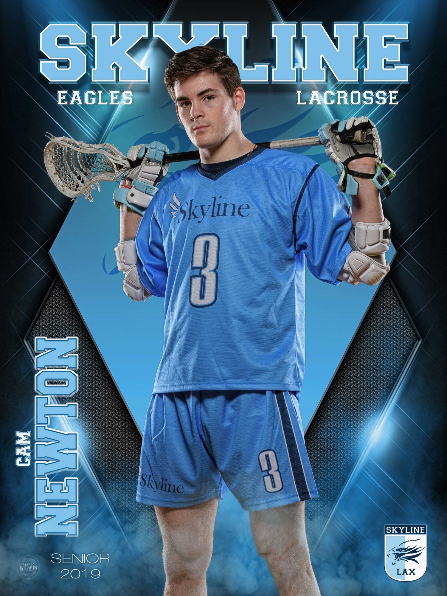 Banner for Senior Night lacrosse